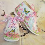 Toddler Shoes Leather Girl Butterfly Dressy..